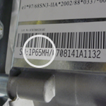 étiquette constructeur d'un moteur MTD